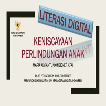 ID IGF 2016 - Sosial Budaya 3 - Literasi Digital Keniscayaan Perlindungan Anak