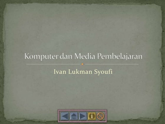 Komputer Dan Media Pembelajaran Modul 5 Ppt