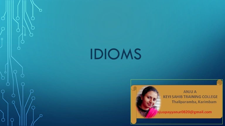 Idiom
