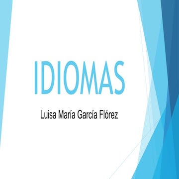 Idiomas luisa maria garcia florez