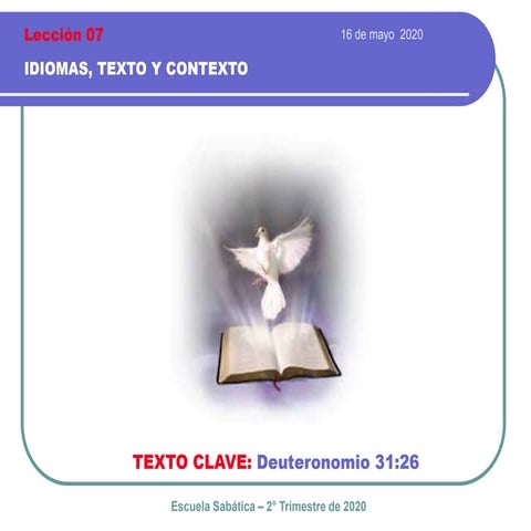 Idioma, texto y contexto