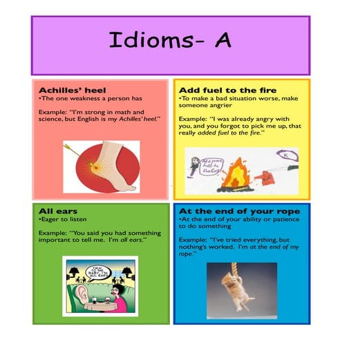 Idioms slang sayings ts55