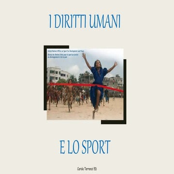 I diritti umani e lo sport | PPTX