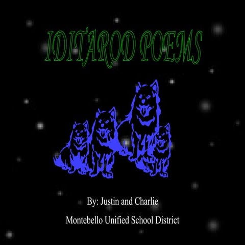 Iditarod Poems Final