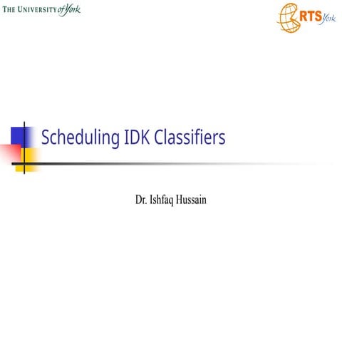 IDK Presentation (Part 1) embedded system | PPTX