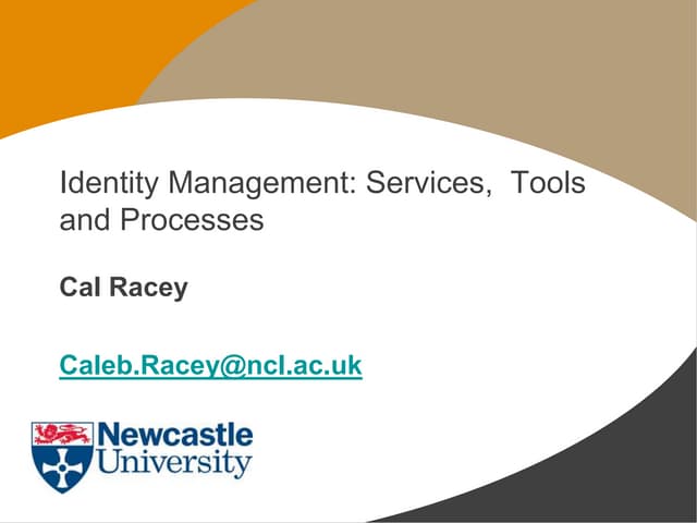 Identity Management: Tools, processes & services