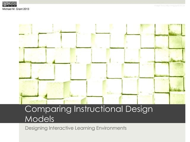 Comparing Instructional Design Models
