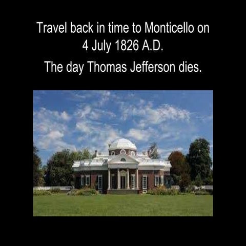Thomas Jefferson & John Adams died exactly 50 years later, 4 July 1826.