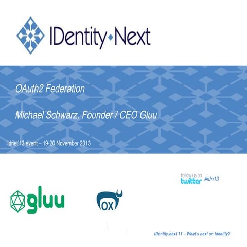 ID Next 2013 Keynote Slides by Mike Schwartz