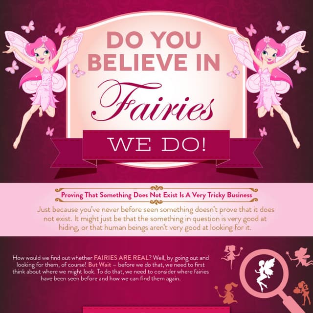 I Do Believe in Fairies I Do I Do