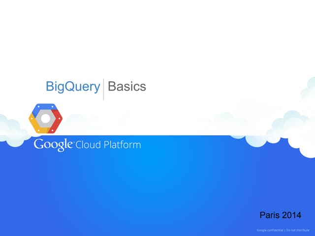 Big Query Basics