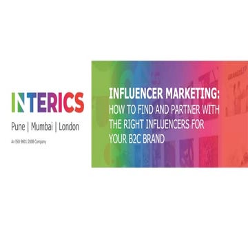 Influencer Marketing: How to Find and Partner with the Right Influencers for Your B2C Brand