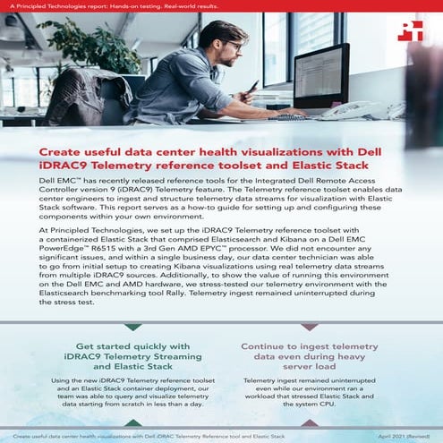 Create useful data center health visualizations with Dell iDRAC Telemetry Ref...