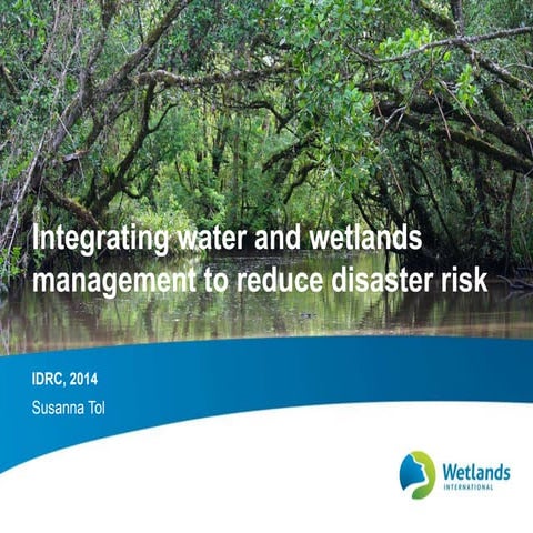 Ecosystem Based Disaster Risk Reduction | PPTX