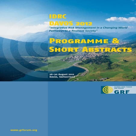 Idrc davos 2012-programme_and_shortabstracts