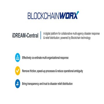 I-DREAM Central by Blockchain Worx
