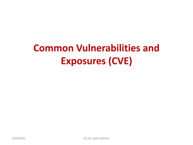 Ids 004 cve