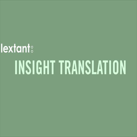 Insight Translation - IDSA Columbus - 2008