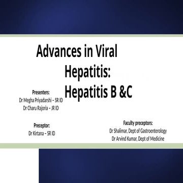Management of Hepatitis B | PPTX