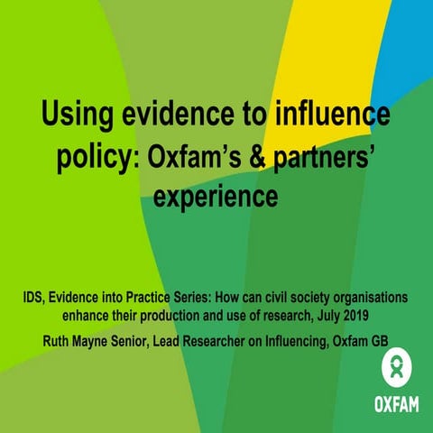 How can NGOs and civil society organisations enhance their production and use...