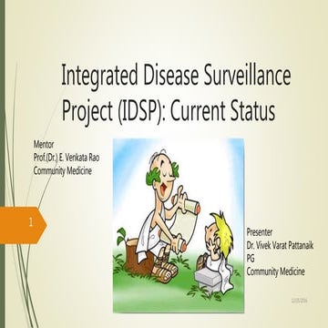 Integrated Disease Surveillance Project (IDSP)