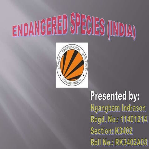 Endangered Species