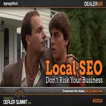 Local SEO - Don't Risk Your Business