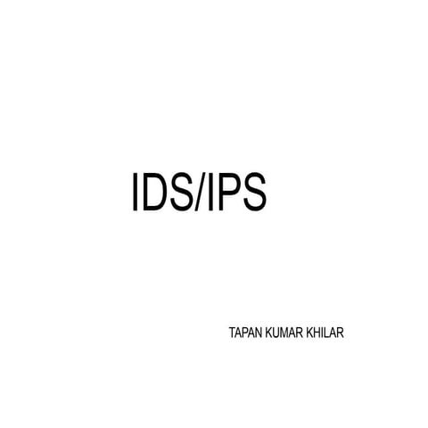 Ids vs ips