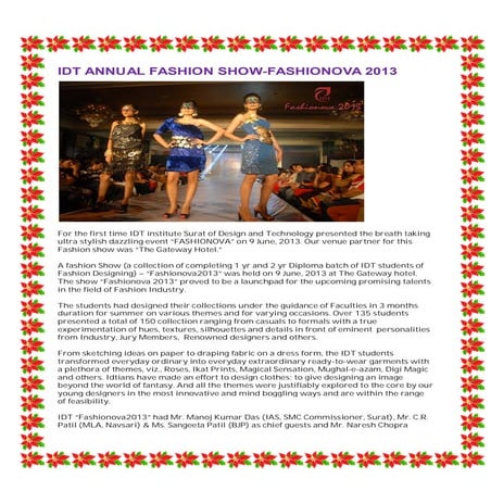 IDT ANNUAL FASHION SHOW-FASHIONOVA 2013