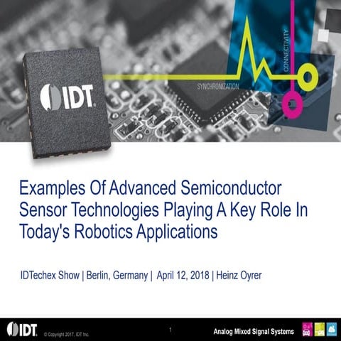 Examples Of Advanced Semiconductor Sensor Technologies Playing A Key Role In ...