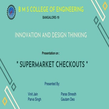 Super market checkout