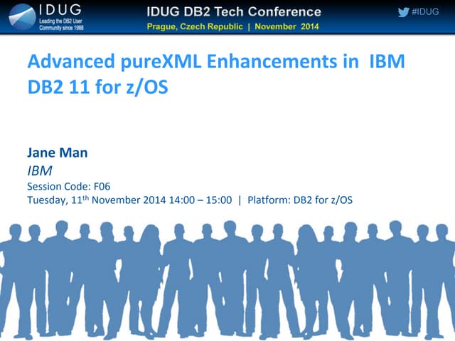 XML features in DB2 11 for z/OS