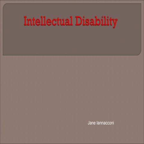 Intellectual Disability: Using Smart Art