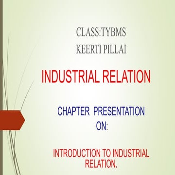 Industrial relation