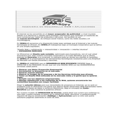  Desarrollo WEB  y mas  