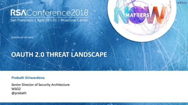 OAuth 2.0 Threat Landscape