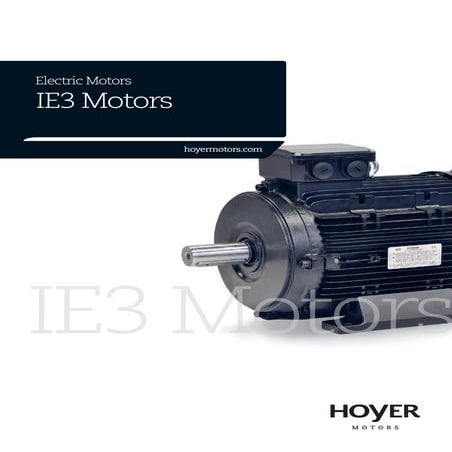 Hoyer IE3 Electric Motors