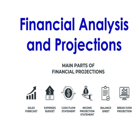 IE 445 Chapter 6-Finance 2025 MAIN PARTS OF FINANCIAL PROECTIONS