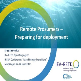 IEA-RETD REMOTE PROSUMERS  20150624