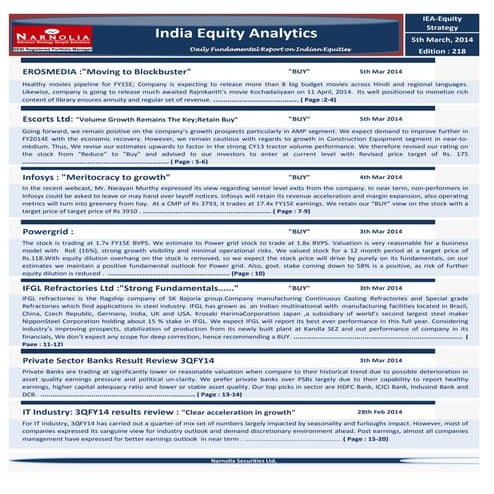 BMA Capital - Nishat Mills Report | PDF
