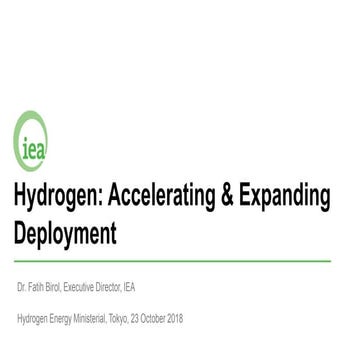 Hydrogen: Accelerating & Expanding Deployment 