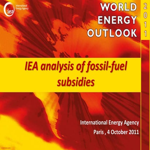 IEA - Analysis of Fossil Fuel Subsidies