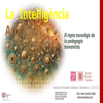 La IA: El repte tecnològic de la pedagogia humanista.