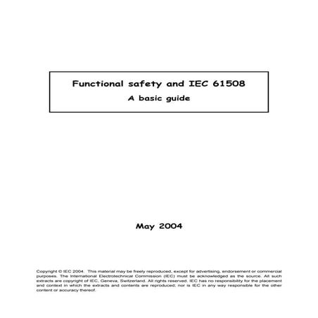 Iec61508 guide
