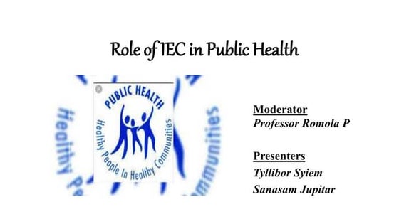 Information education and communication (IEC) | PPT