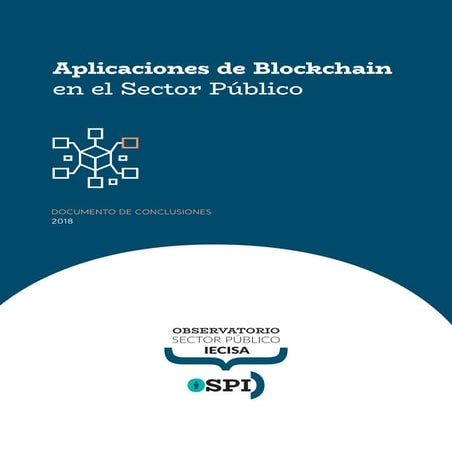 Aplicaciones de blockchain en el sector público. Documento de conclusiones.