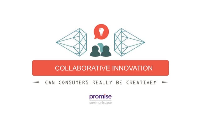 Collaborative innovation: can consumers really be creative?