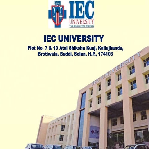 Iec university naac ppt dr bhanul