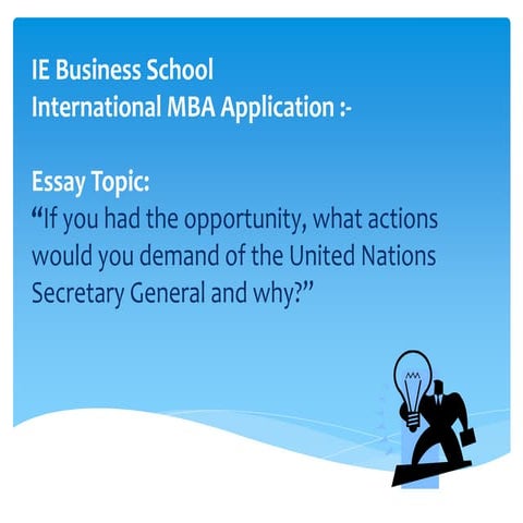 IE-essay-demand to-UN