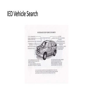 Ied vehicle search